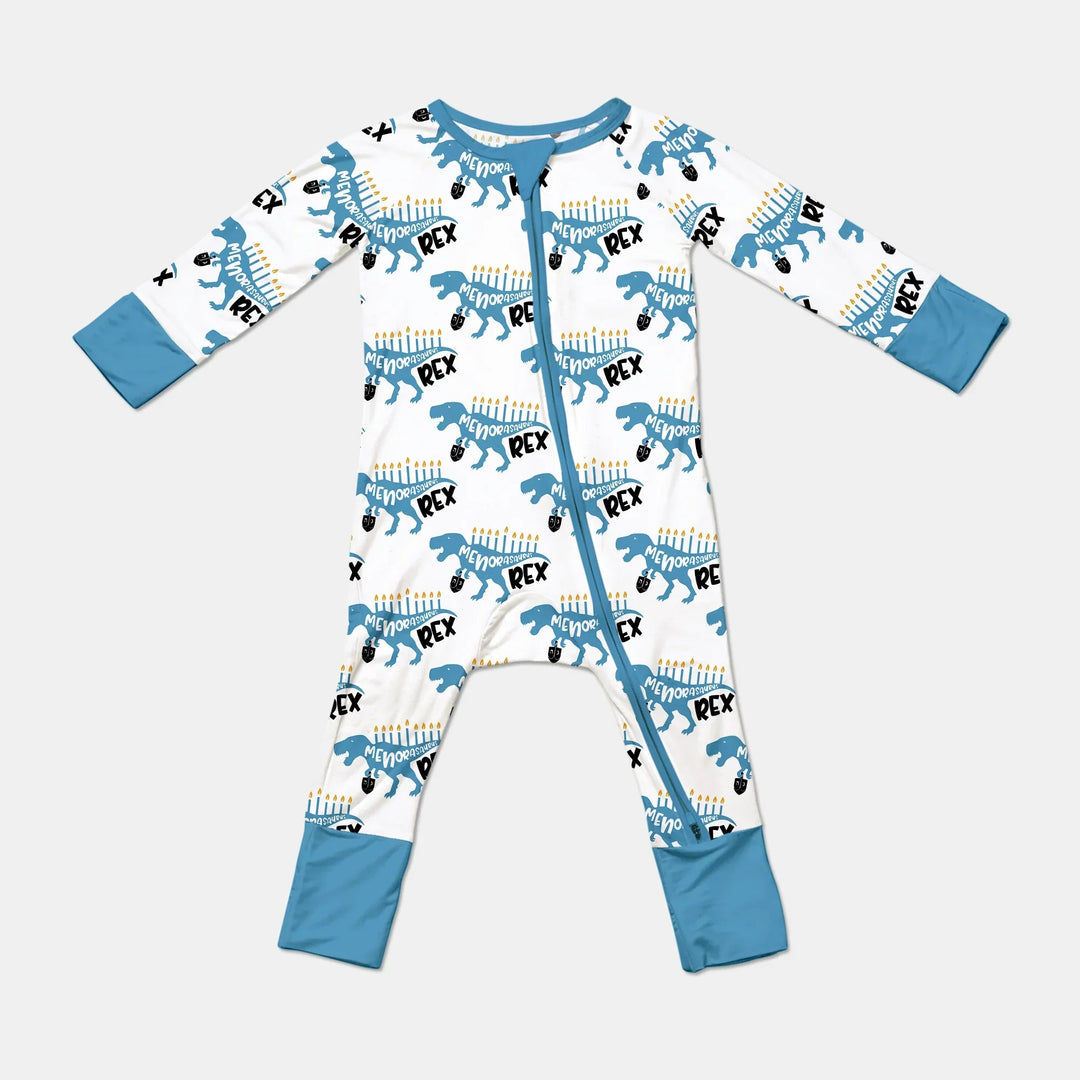 Dinosaur Hanukkah Boy Convertible Zippy - Zumbamboo
