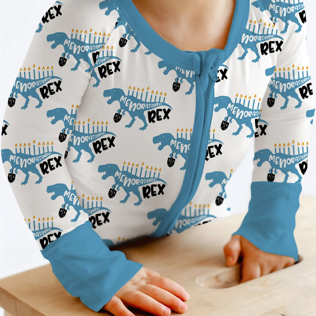 Dinosaur Hanukkah Boy Convertible Zippy - Zumbamboo