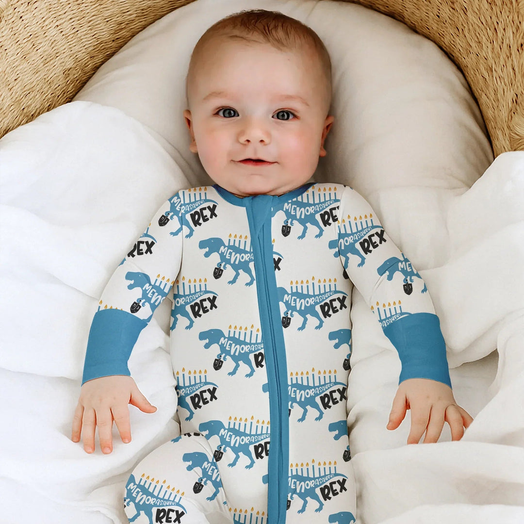 Dinosaur Hanukkah Boy Convertible Zippy - Zumbamboo