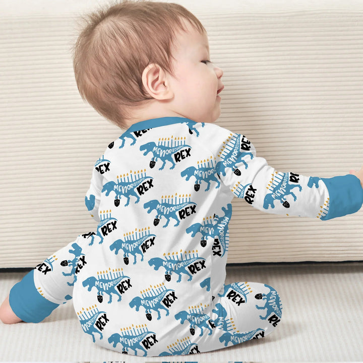 Dinosaur Hanukkah Boy Convertible Zippy - Zumbamboo