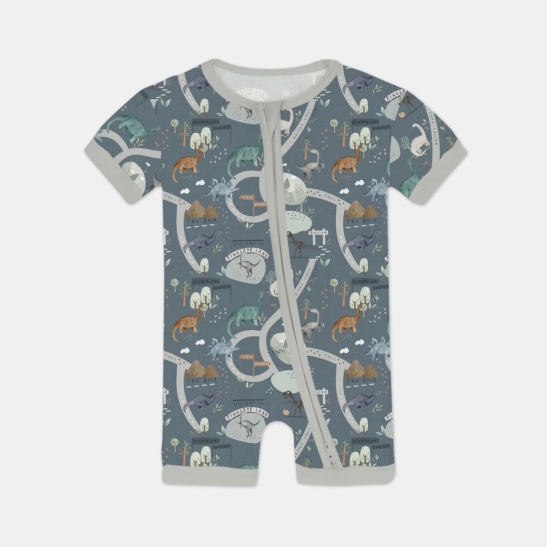 Dinosaur Route Map Shorty Zippy - Zumbamboo