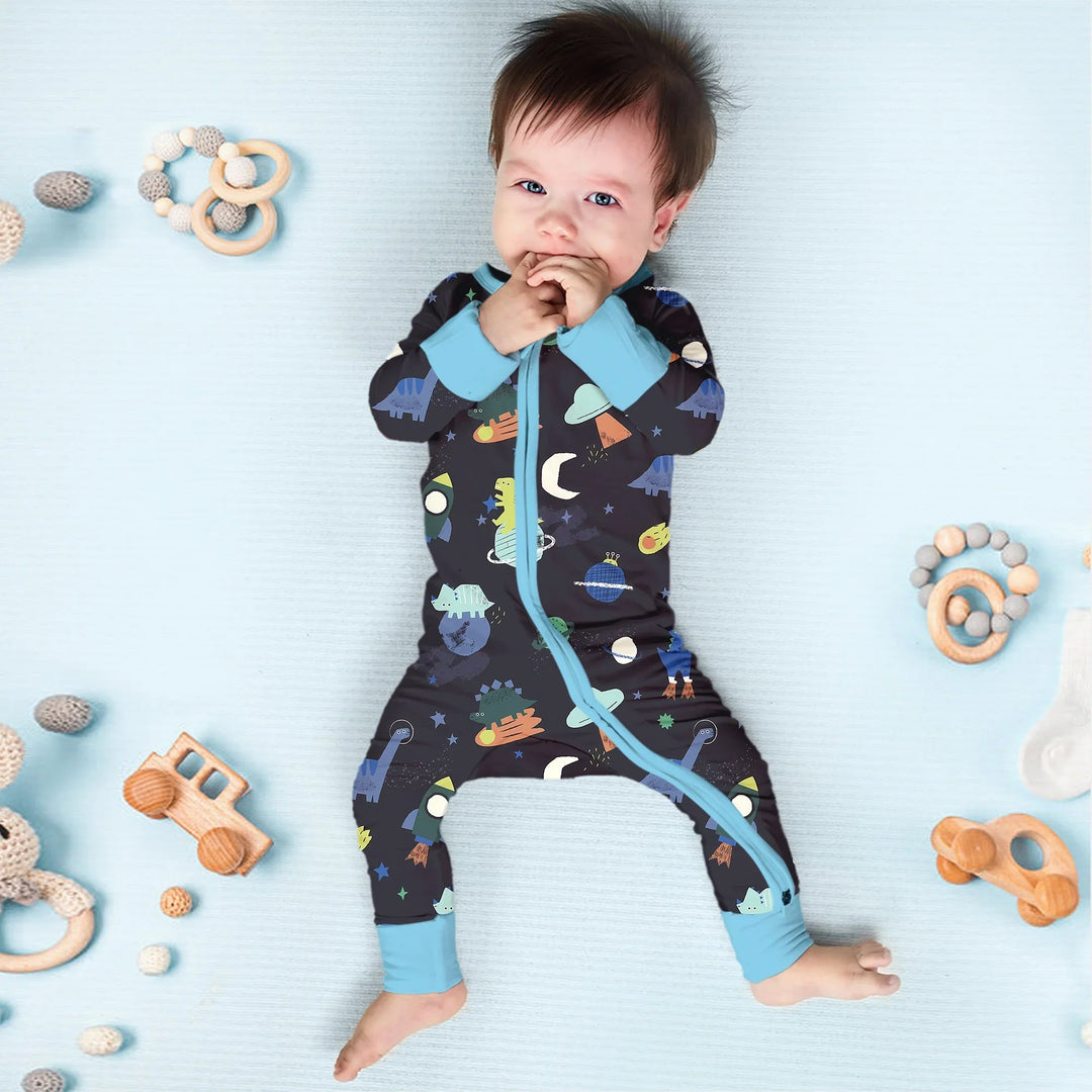 Dinosaurs Astronauts Convertible Zippy - Zumbamboo