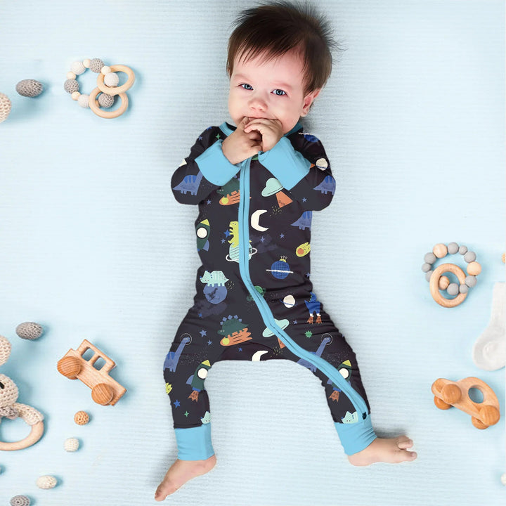 Dinosaurs Astronauts Convertible Zippy - Zumbamboo