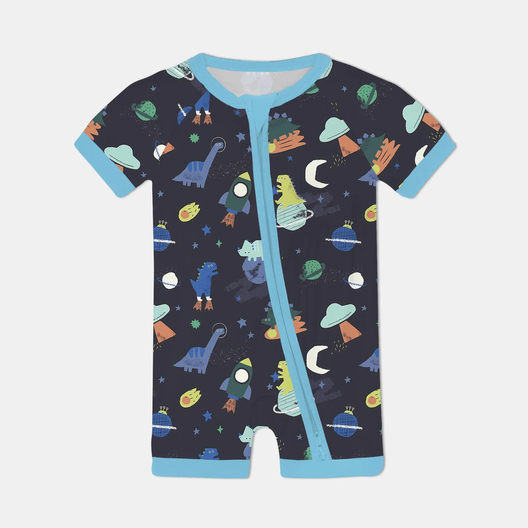 Dinosaurs Astronauts Shorty Zippy , Dinosaurs Astronauts Shorty Zippy - 0-3M