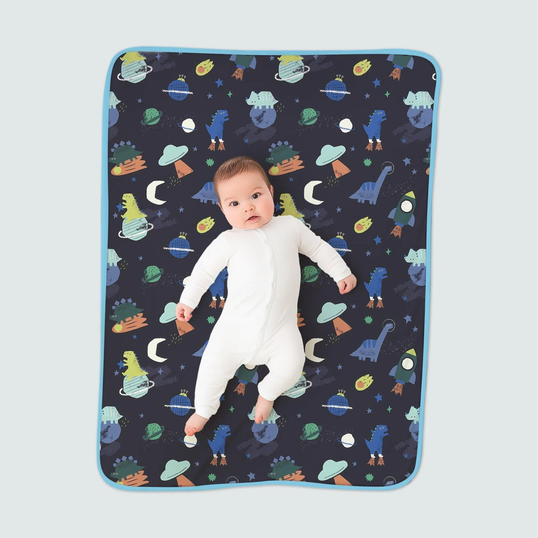 Dinosaurs Astronauts Toddler Blanket , Dinosaurs Astronauts Toddler Blanket - Default Title