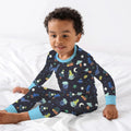 Dinosaurs Astronauts Two Piece Long Sleeve Pajama Set , Dinosaurs Astronauts Two Piece Long Sleeve Pajama Set - 12-18M