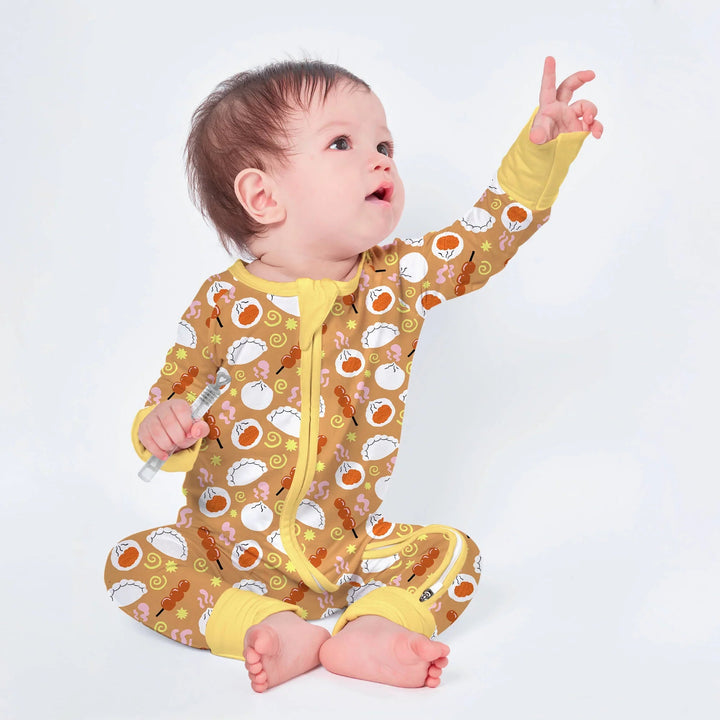 Dumpling Convertible Zippered Romper - Zumbamboo