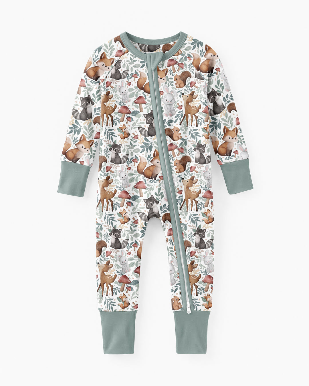 Whimsical Woodland Friends Bamboo Convertible Zippy