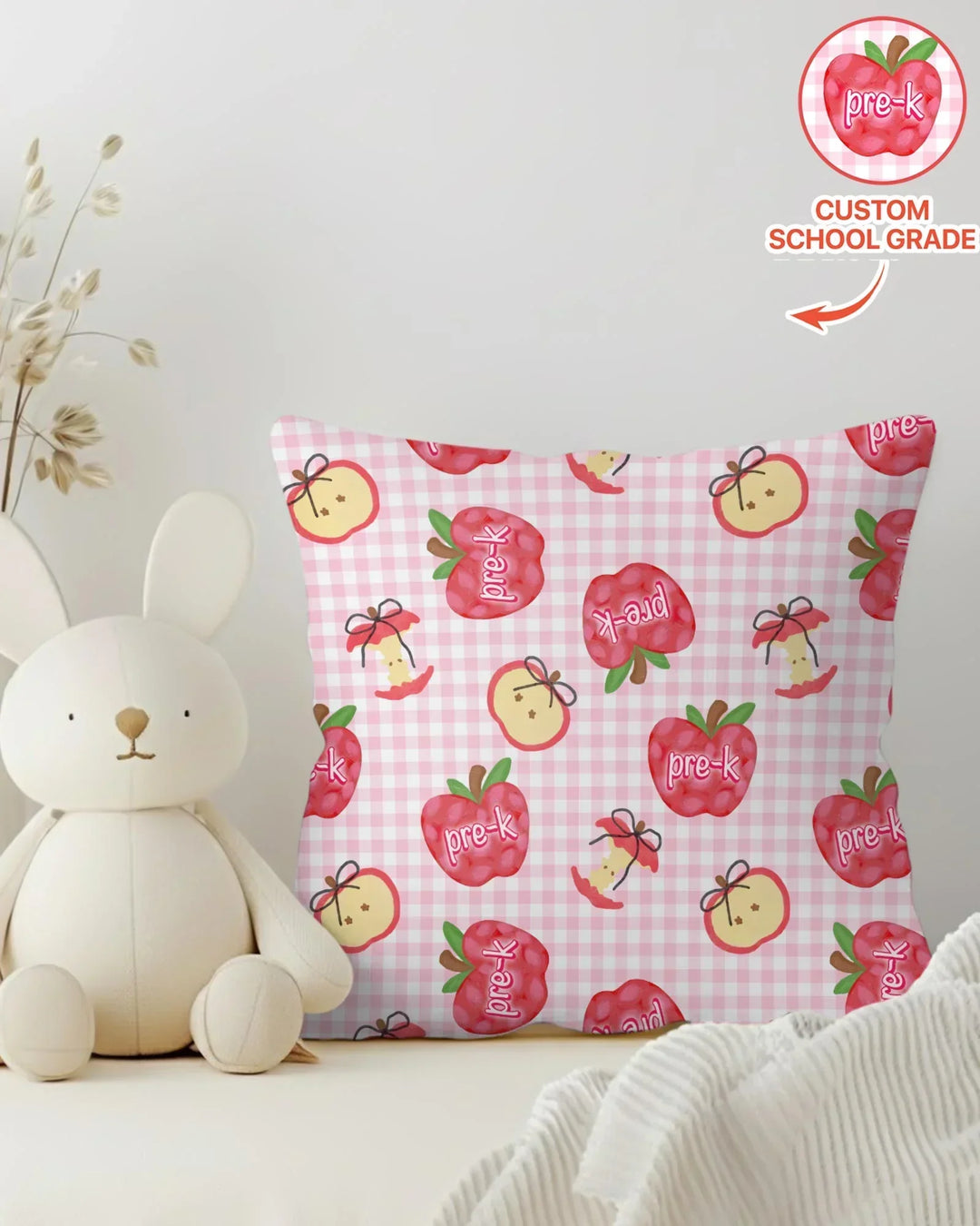 Plantilla de funda de almohada de bambú personalizada