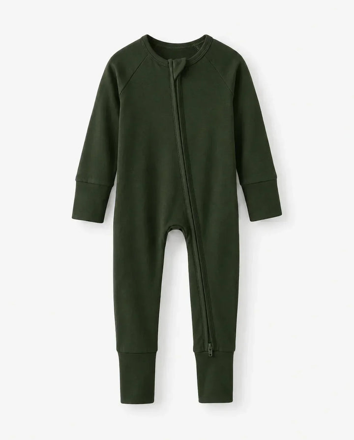 Fir Bamboo Convertible Zippered Romper