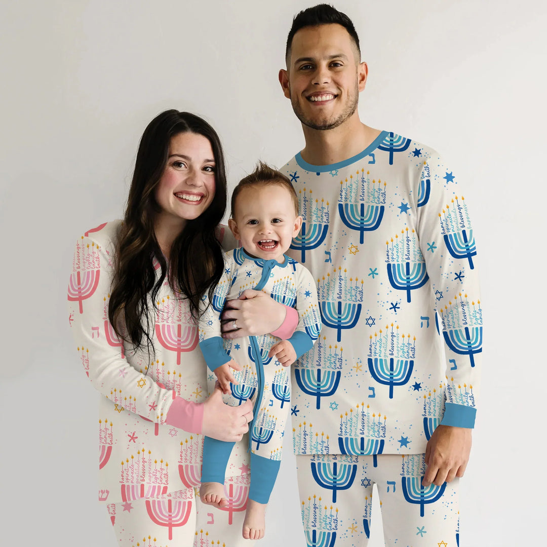 Hannukkah Menorah Family Matching Women Pajama Set