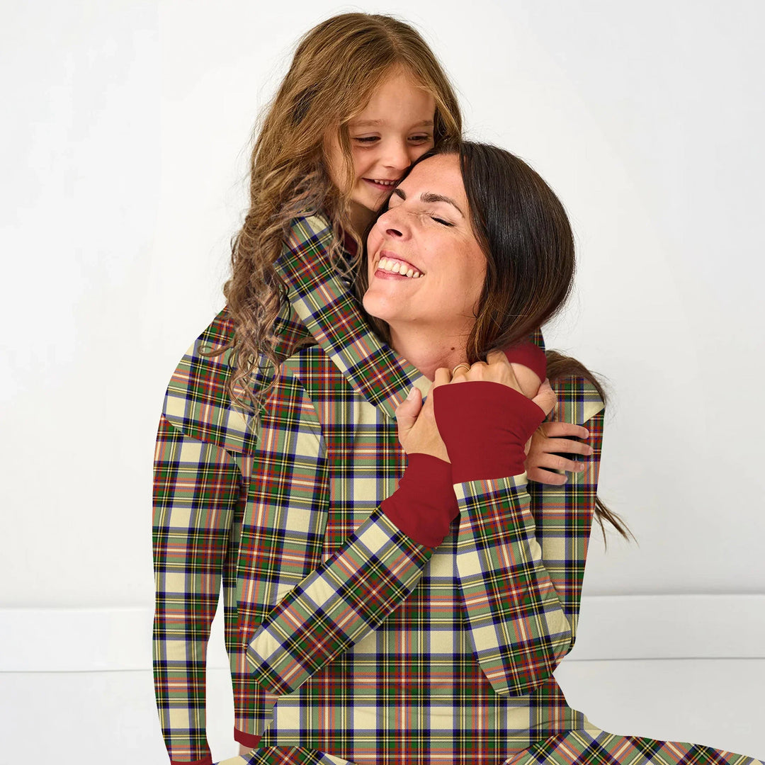 Cozy Evergreen Plaid Women Pajama Set
