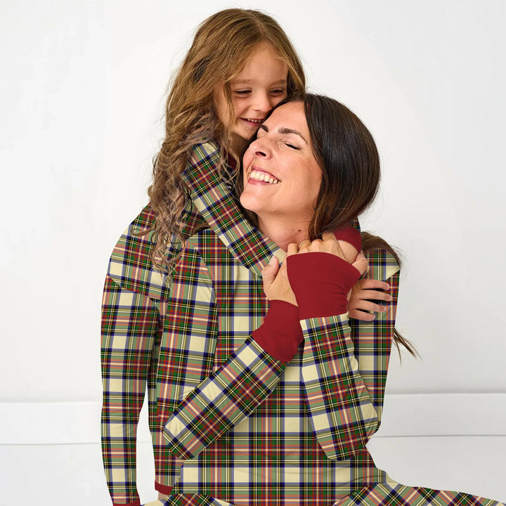 Cozy Evergreen Plaid Women Pajama Set