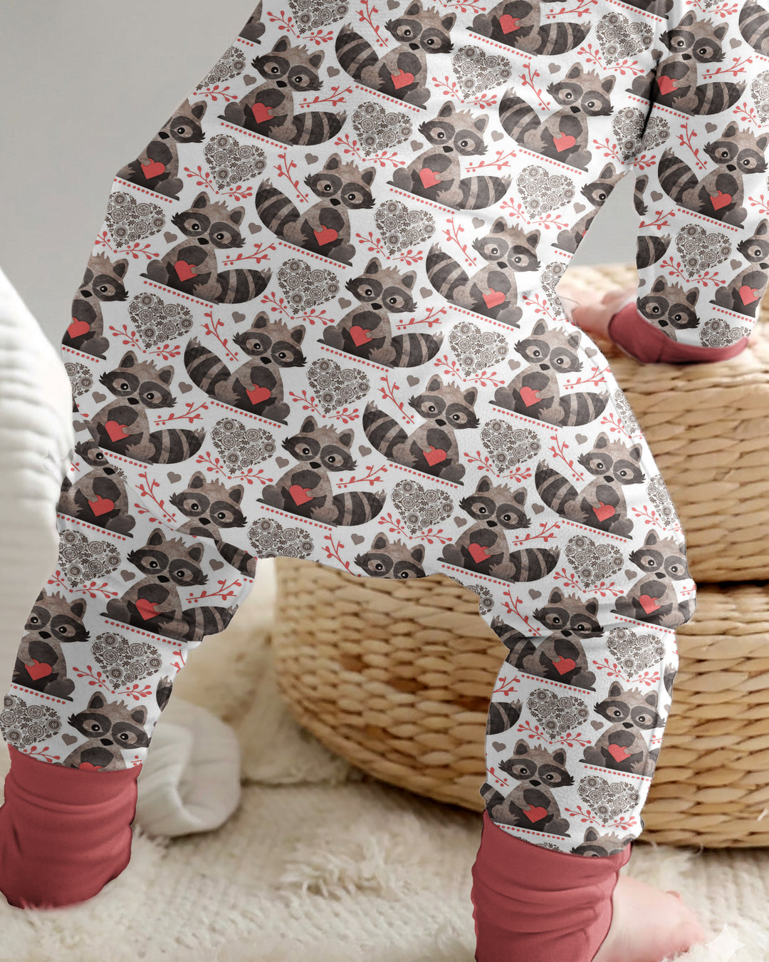 Valentine Raccoon Bamboo Convertible Zippy