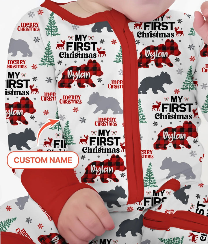 Family Bear First Christmas Convertible Zippy - Zumbamboo