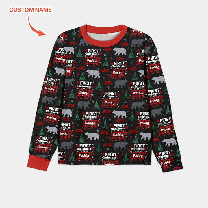 Family Bear First Christmas Men's Pajama Set - Zumbamboo