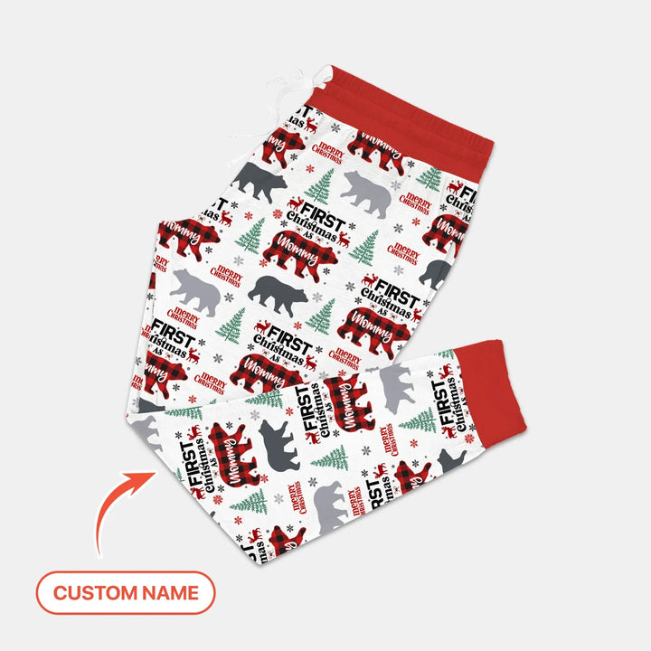 Family Bear First Christmas Women Pajama Set - Zumbamboo