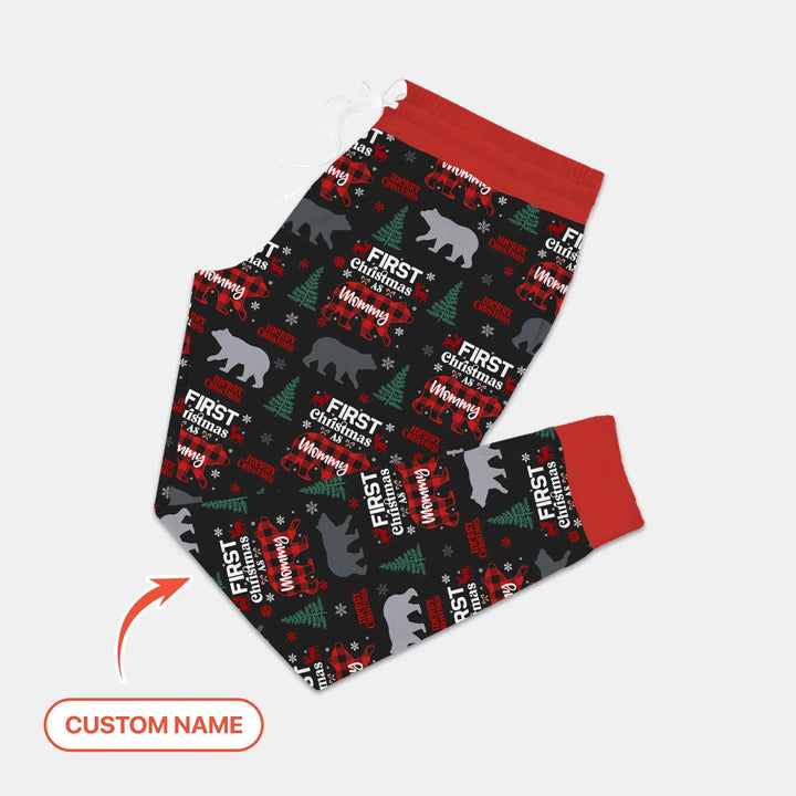 Family Bear First Christmas Women Pajama Set - Zumbamboo