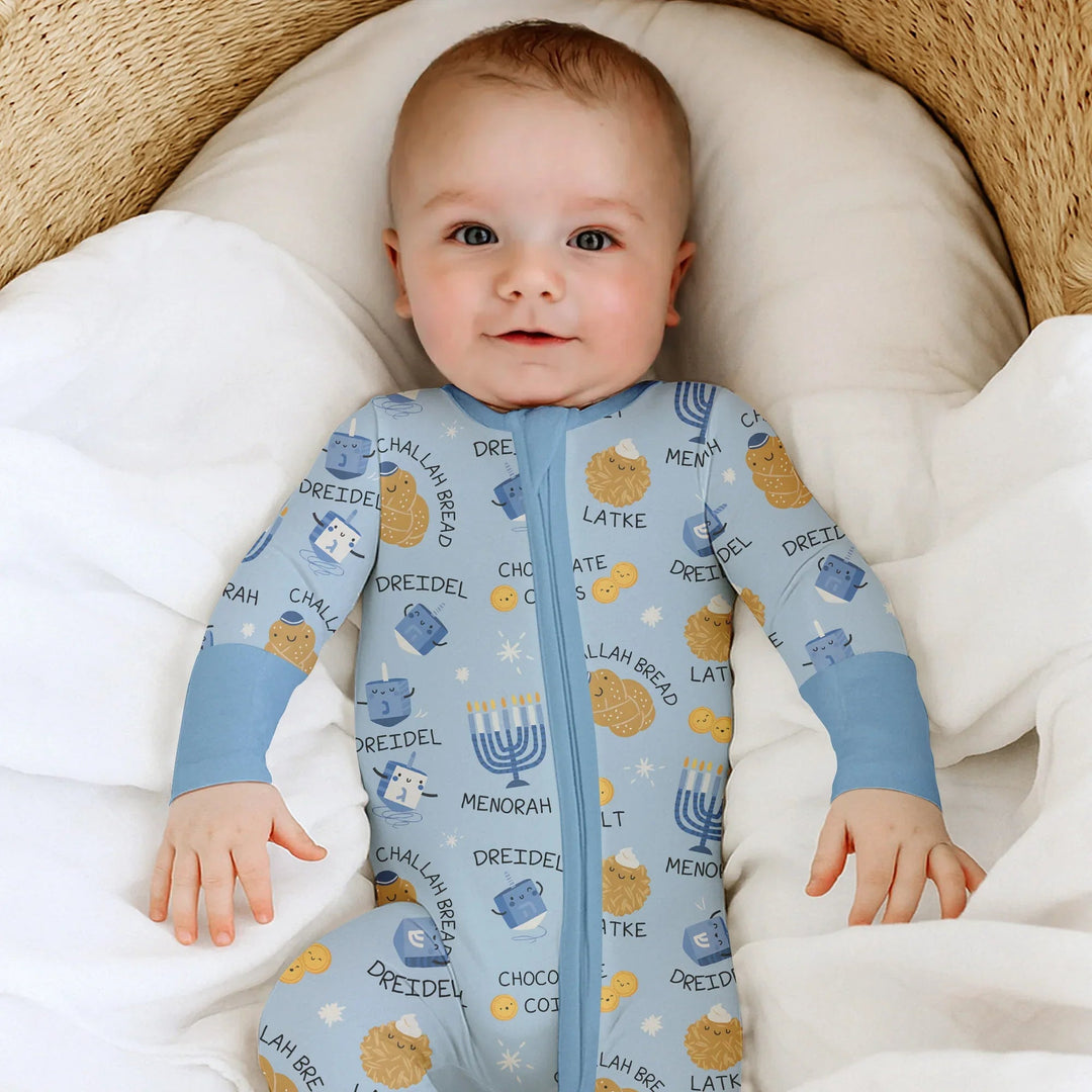 Family Hanukkah Matching Convertible Zippy - Zumbamboo