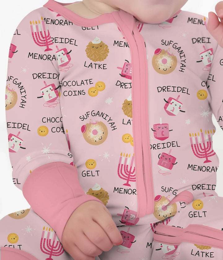 Family Hanukkah Matching Convertible Zippy - Zumbamboo