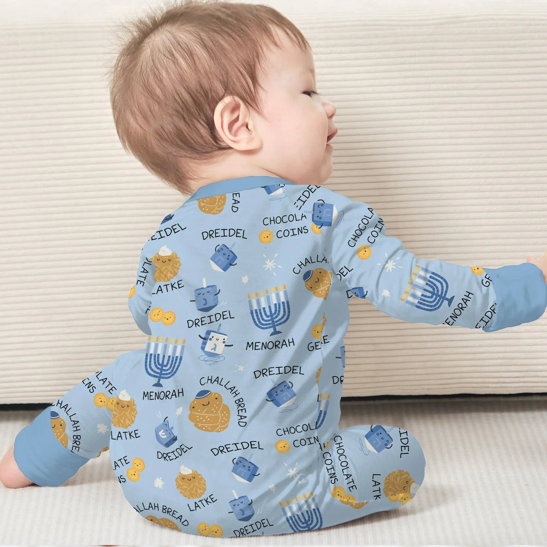 Family Hanukkah Matching Convertible Zippy - Zumbamboo