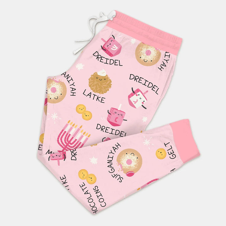 Family Hanukkah Matching Women Pajama Set - Zumbamboo