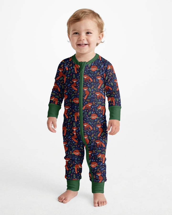 Tossed Red Panda Bamboo Convertible Zippy