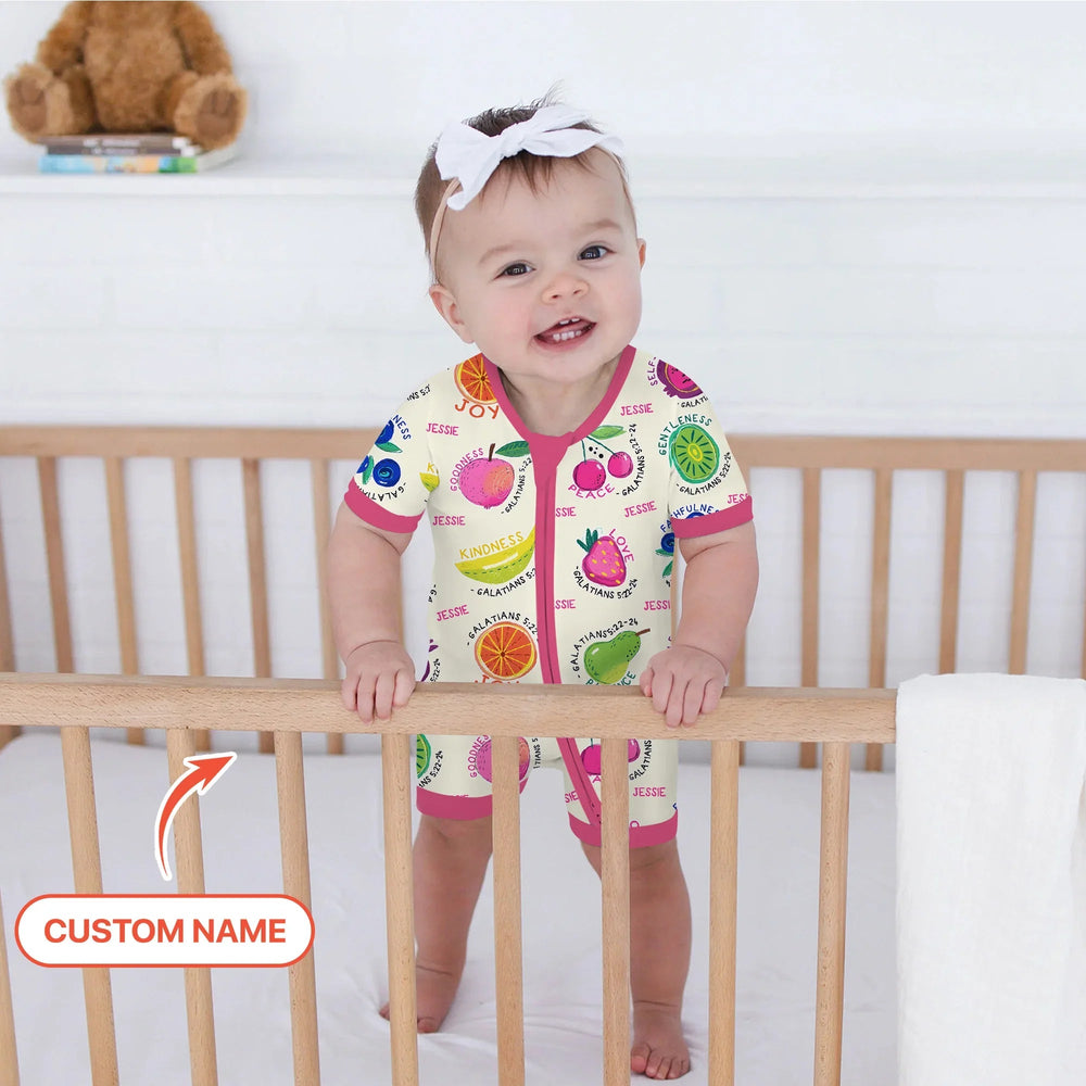 Fruit Of The Spirit Custom Name Shorty Zippy - Zumbamboo