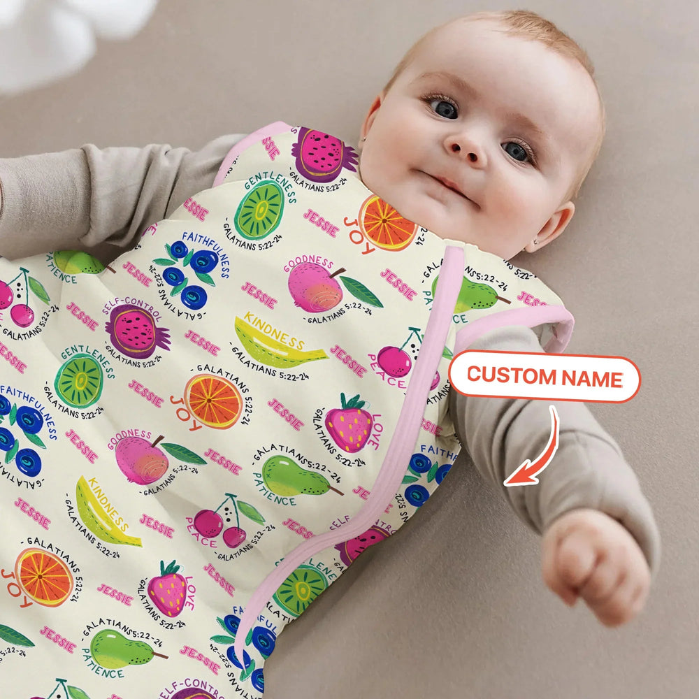 Fruit Of The Spirit Custom Name Sleep Bag - Zumbamboo