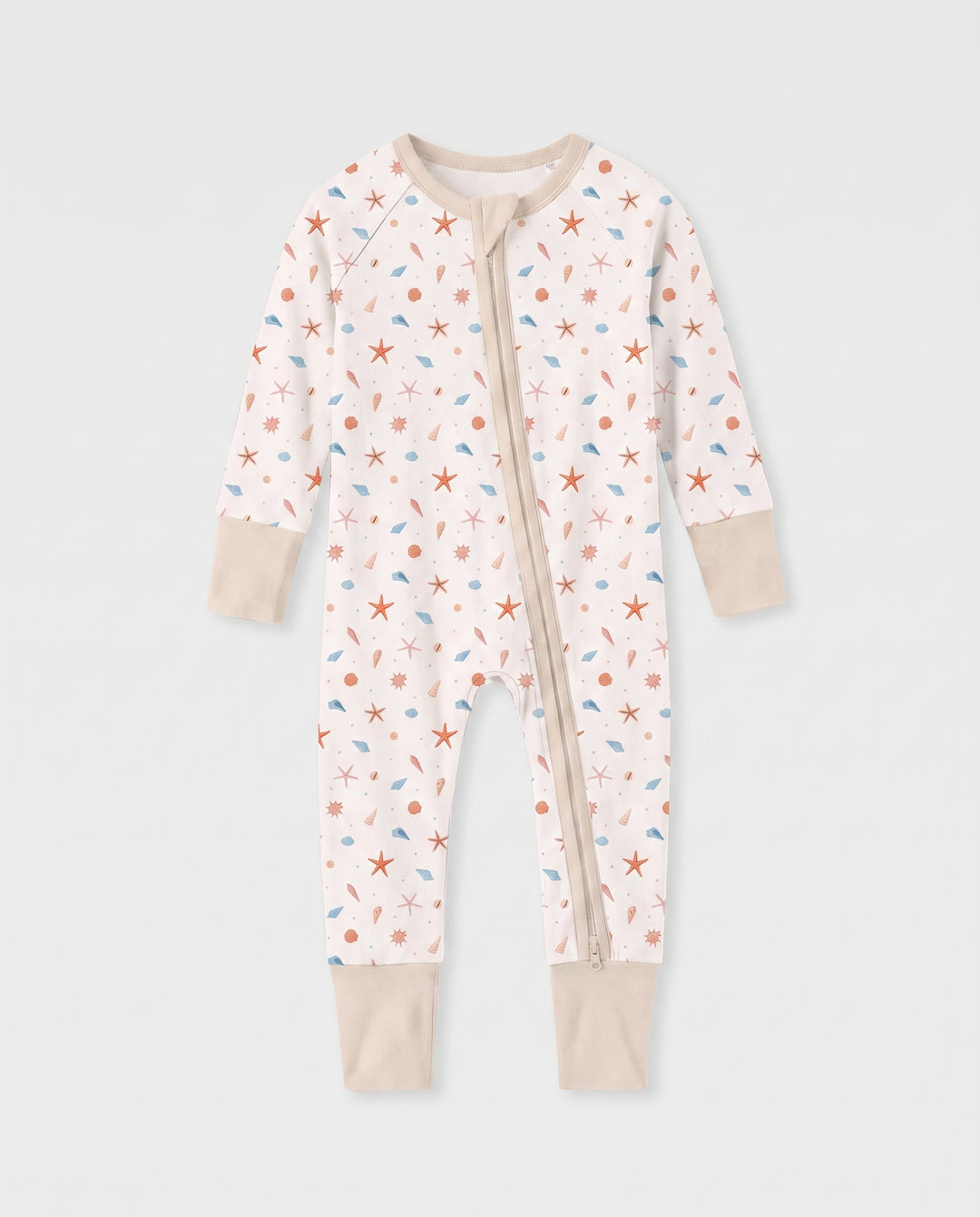Seaside Treasure Toss Bamboo Convertible Zipper Romper