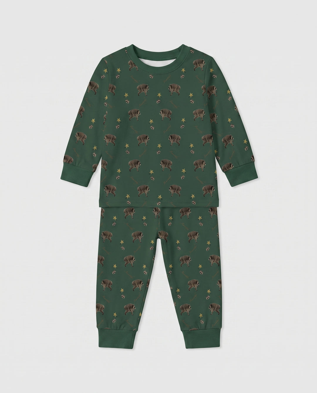 Timothy’s Woodland Wishes Bamboo Two Piece Long Sleeve Pajama Set