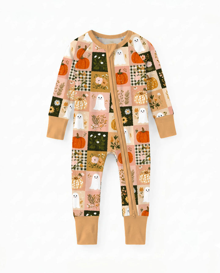 Cottage Ghost Patchwork Bamboo Convertible Zippy