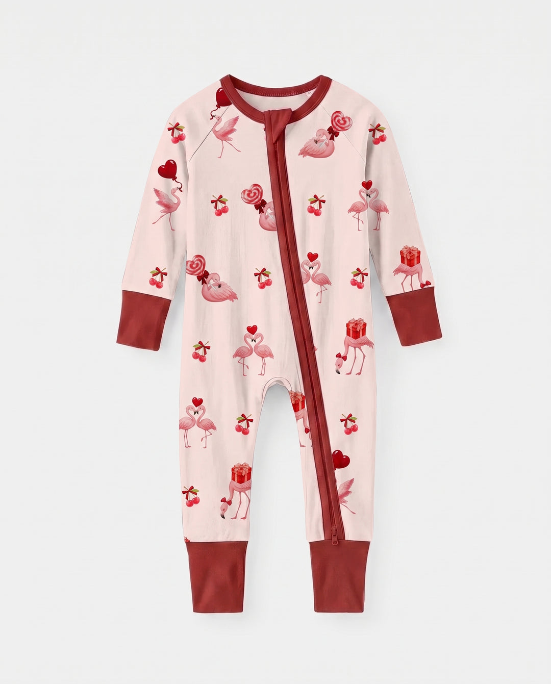 Flamingo Sweethearts Bamboo Convertible Zippy