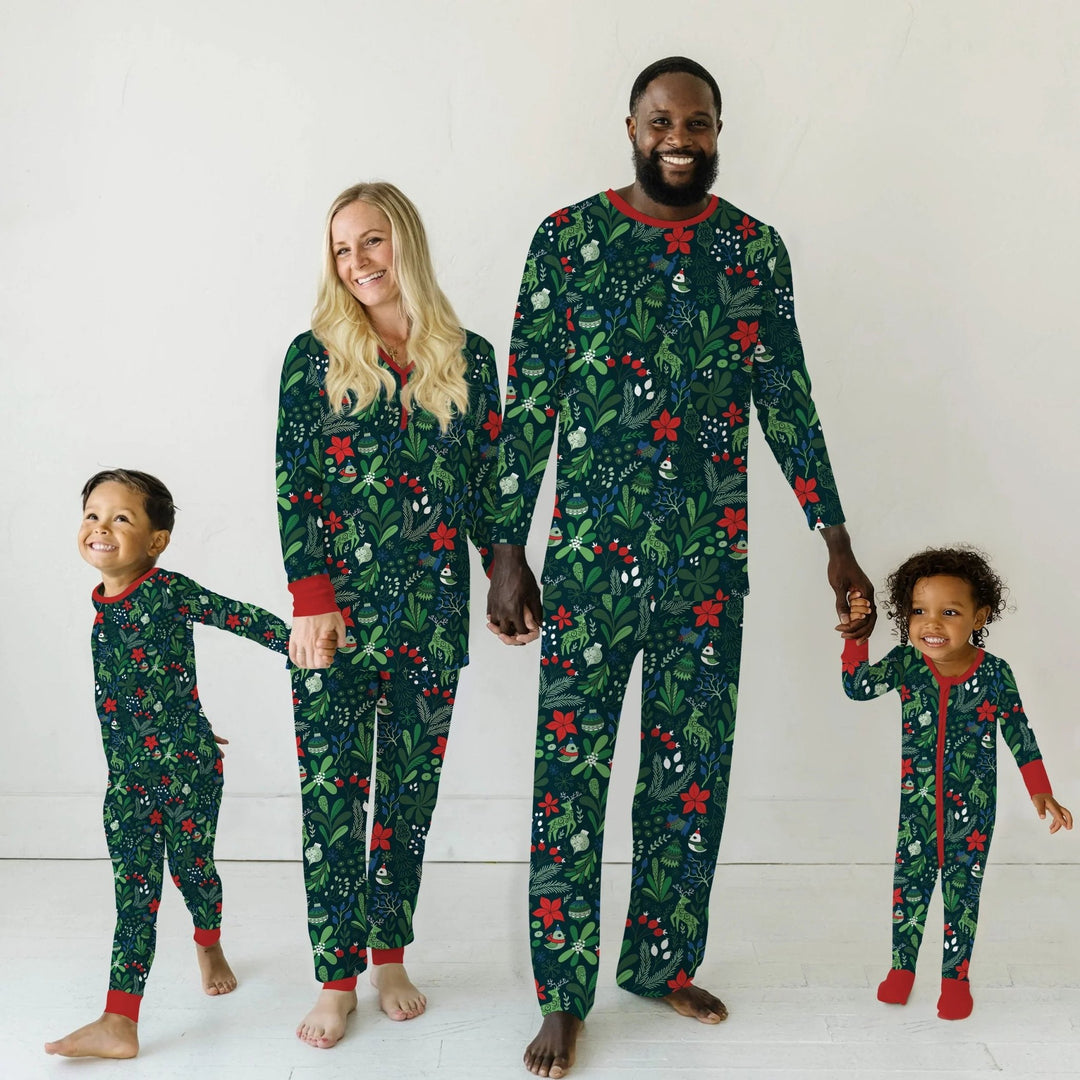 Garden of Joy Two Piece Long Sleeve Pajama Set - Zumbamboo