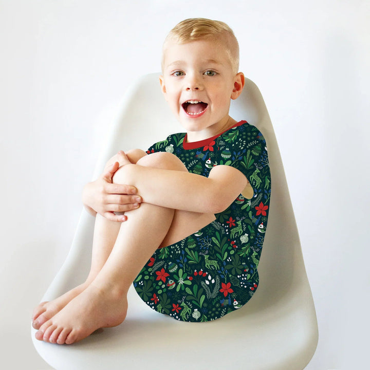 Garden of Joy Two Piece Short Sleeve Shorts Pajama Set - Zumbamboo