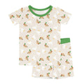 Geese And Ducks Two Piece Short Sleeve Shorts Pajama Set , Geese And Ducks Two Piece Short Sleeve Shorts Pajama Set - 12-18M