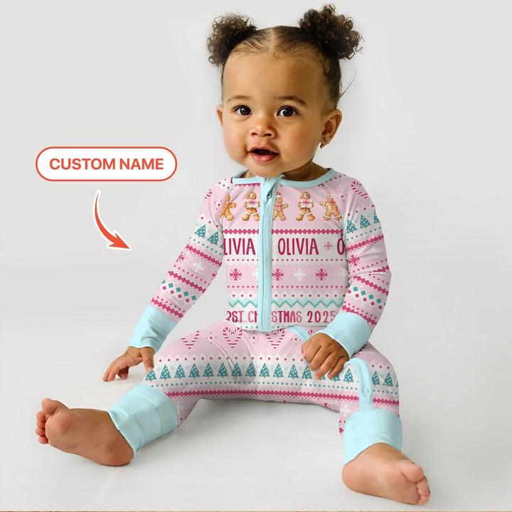 Gingerbread the Pink Custom Name Convertible Zippy - Zumbamboo