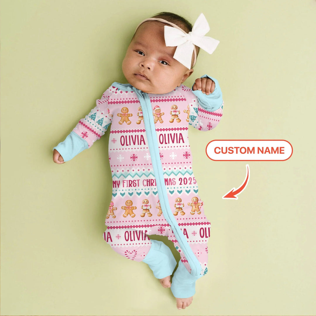 Gingerbread the Pink Custom Name Convertible Zippy - Zumbamboo