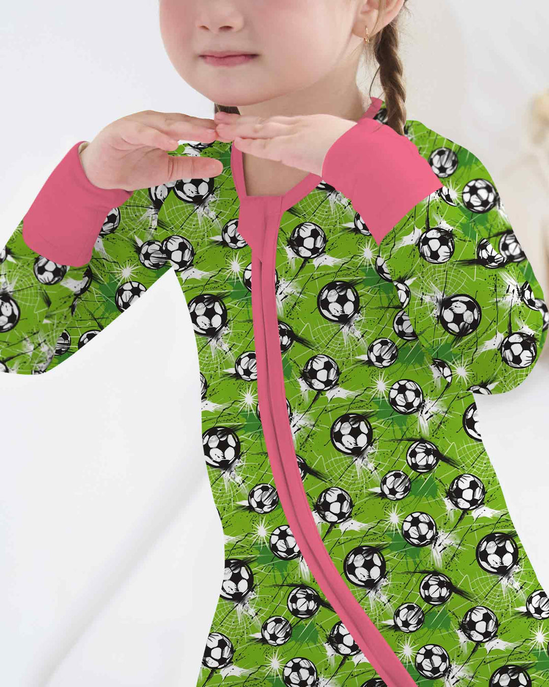 Green Soccer Energy Bamboo Convertible Zippy