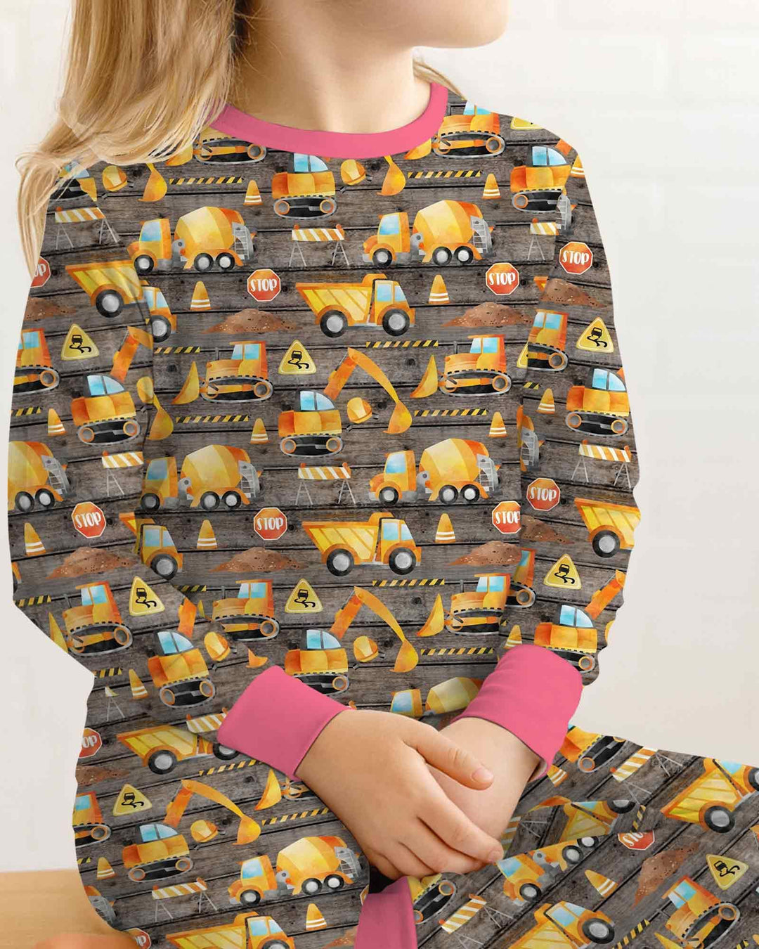 Conjunto de pijama de dos piezas de bambú con mangas largas, plantilla PERSONALIZADA