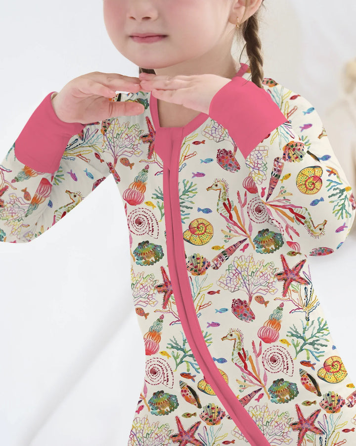 Tropical Reef Whimsy Bamboo Convertible Zippy