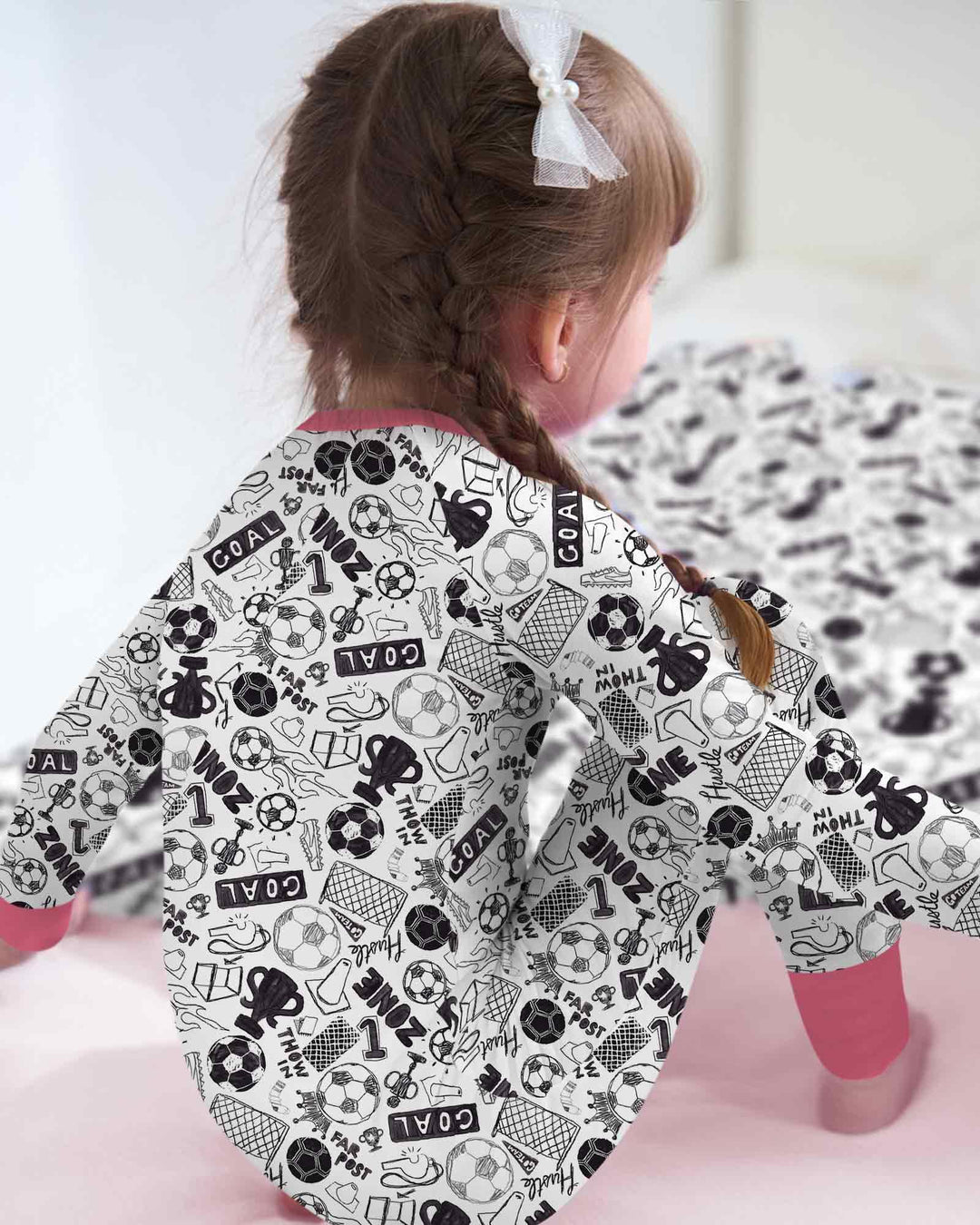 Soccer Doodle Bamboo Convertible Zippy