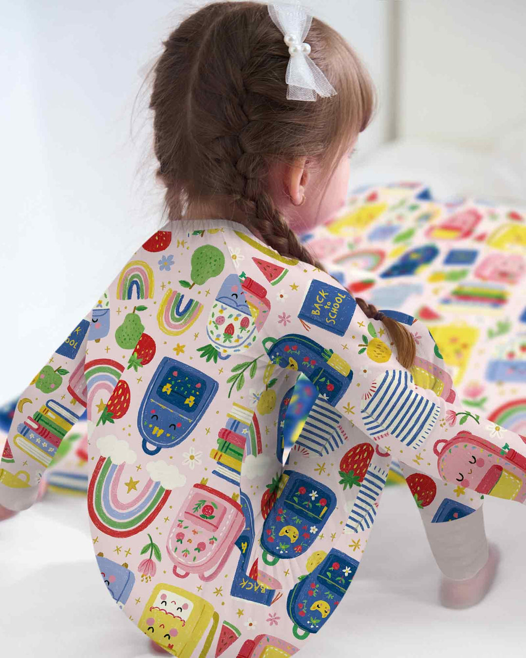 Sweet Rainbow School Adventure Bamboo Convertible Zippy