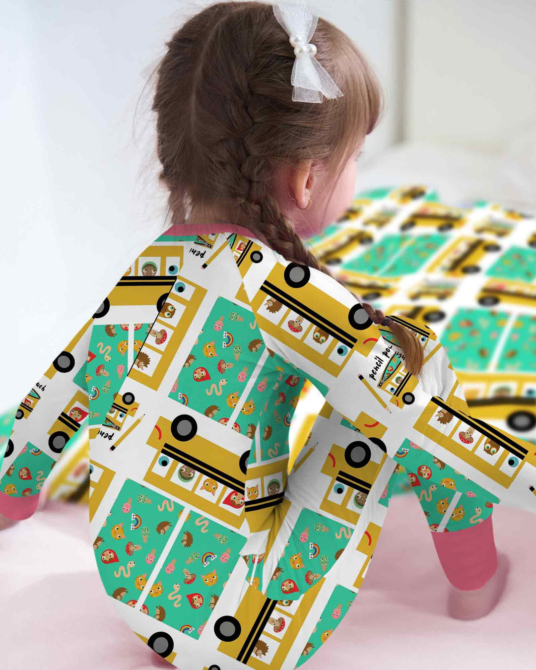 Gerippte Babykleidung mit individuellem Foto - Weich &amp; Skizzenhaft