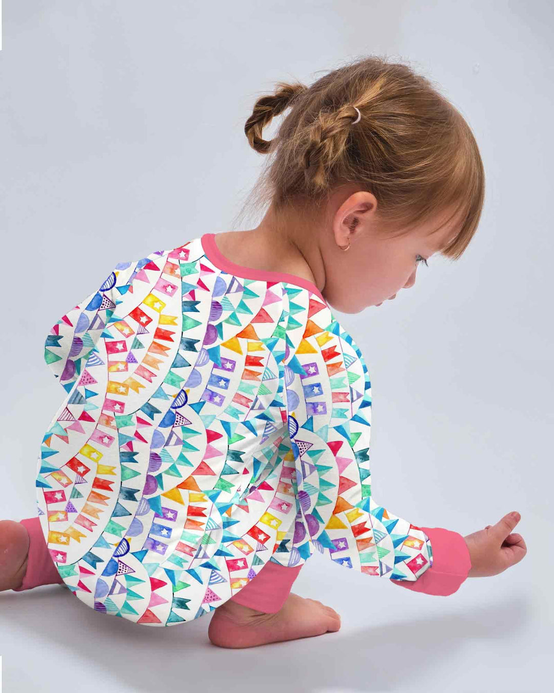 Gerippte Babykleidung mit individuellem Foto - Weich &amp; Skizzenhaft