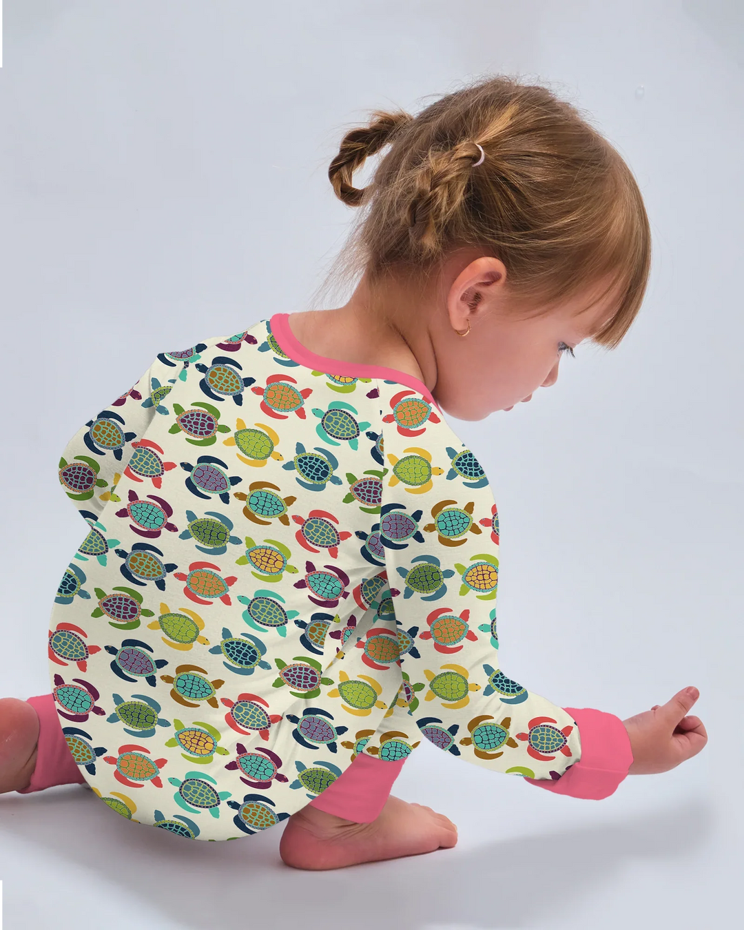 Happy Turtle Parade Bamboo Convertible Zippy