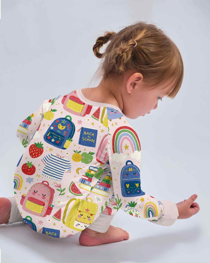 Sweet Rainbow School Adventure Bamboo Convertible Zippy