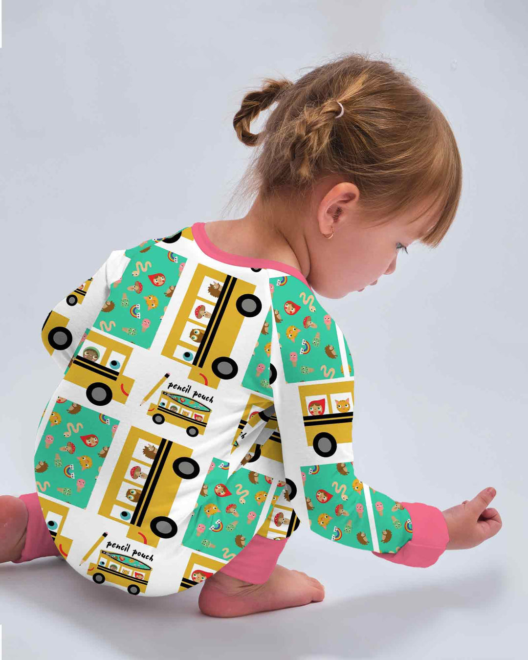 Gerippte Babykleidung mit individuellem Foto - Weich &amp; Skizzenhaft
