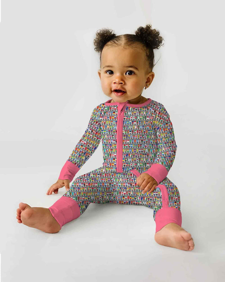 Gerippte Babykleidung mit individuellem Foto - Weich &amp; Skizzenhaft