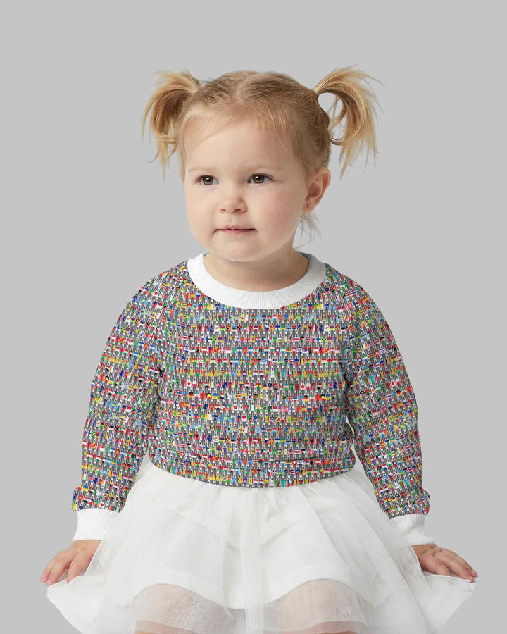 Sweatshirt mit Rundhalsausschnitt aus Bambusfaser